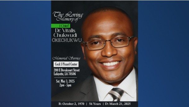 In Loving Memory of Dr. Vitalis Okechukwu: A Pillar of Healing, Compassion, and Community