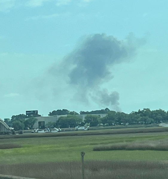 Massive Crane Fire Erupts at CSX Intermodal Terminal in North Charleston, Triggers Multi-Agency Response and Environmental Concerns