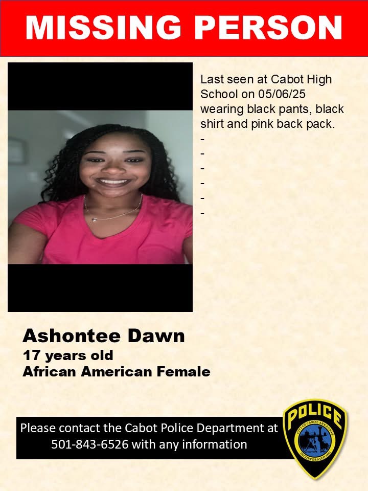 Missing Person Alert: Ashontee Dawn