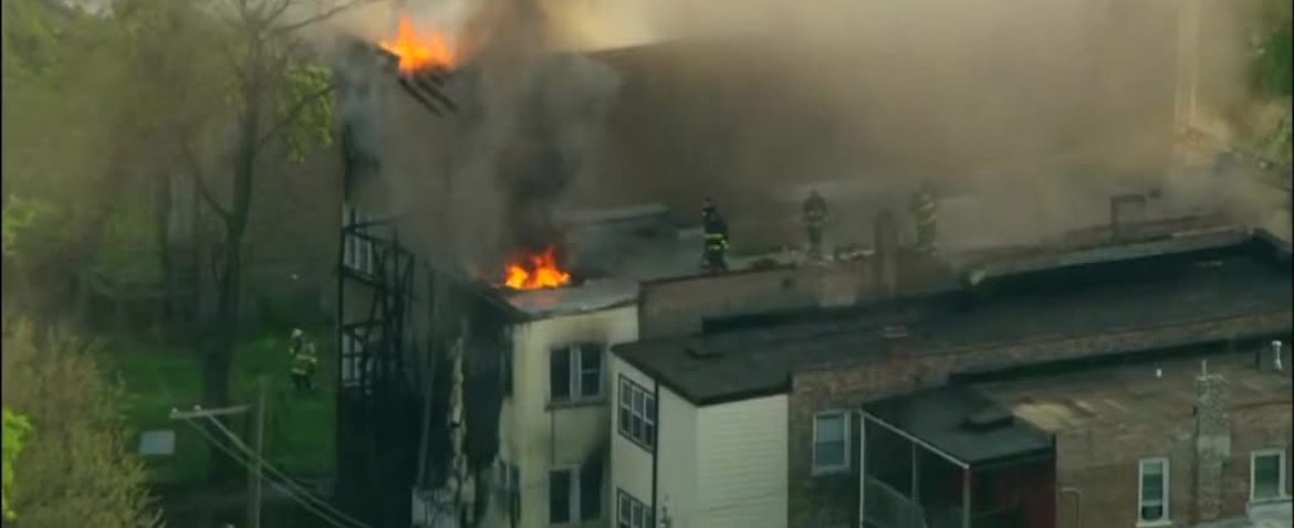 Fire Erupts in East Garfield Park, Displacing Residents But Causing No Injuries