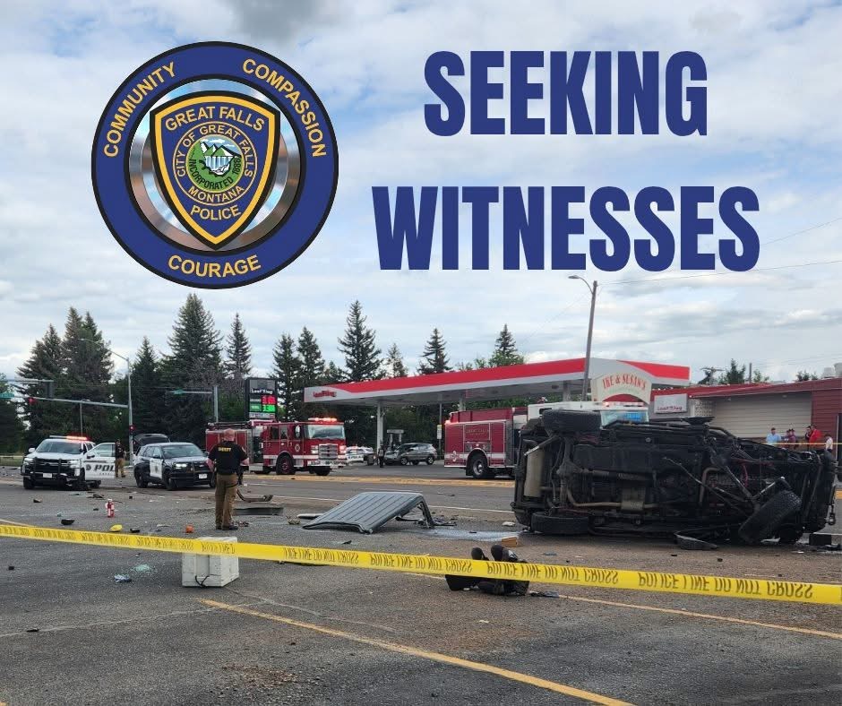 Officer-Involved Critical Incident in Great Falls Ends in Crash and Ongoing Investigation
